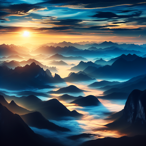 Morning In The Mountains Paint By Diamond