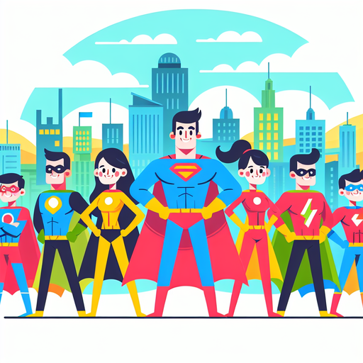 Superhero Adventures Await Painting Diamond Kit
