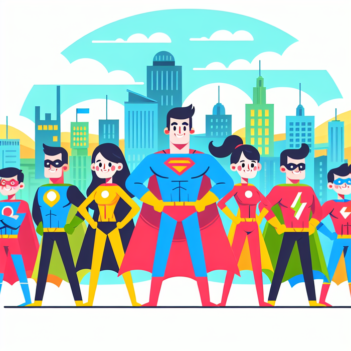 Superhero Adventures Await Painting Diamond Kit
