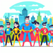 Superhero Adventures Await Painting Diamond Kit