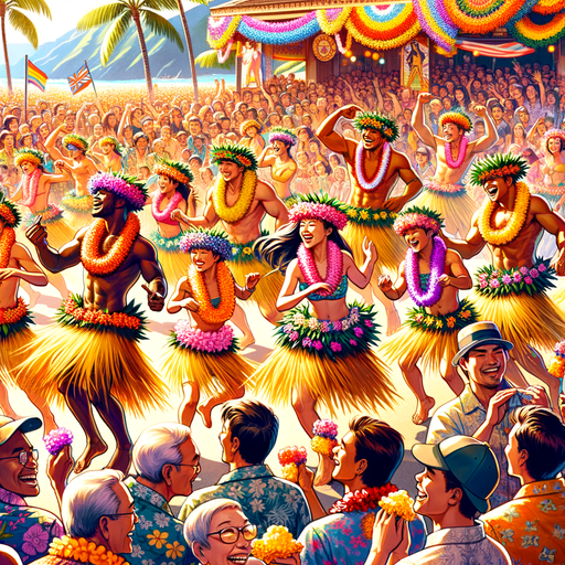 Aloha Festival Painting By Diamonds Kit