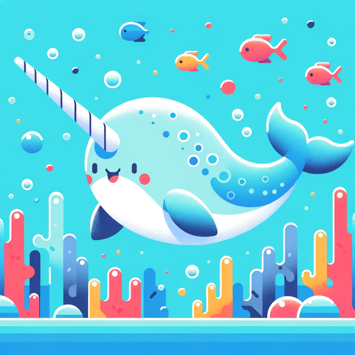 Nimble Narwhal Paint By Color