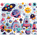 Fun Outer Space Scene Painting Diamond Kit