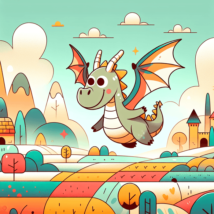 Friendly Dragon's Quest Paint By Diamond