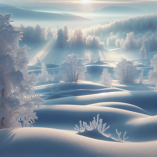 Ethereal Winter Landscape Paint By Diamonds Kits