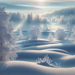 Ethereal Winter Landscape Paint By Diamonds Kits