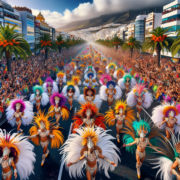 Carnival Of Santa Cruz De Tenerife - Santa Cruz Paint By Diamonds Art