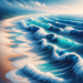 Oceanic Waves Diamond Painting