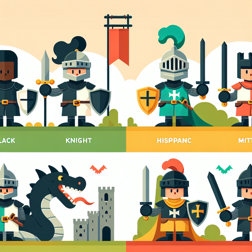 Medieval Knights Adventure Painting Diamond Kit