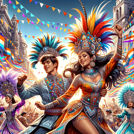 Fiesta De La Virgen De La Candelaria - Puno Paint By Diamonds Art