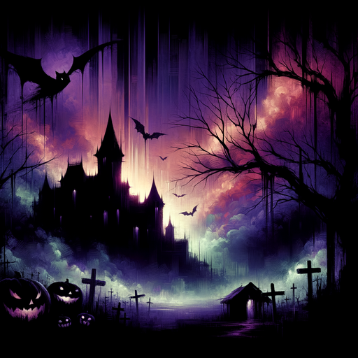 Eerie Halloween Spectacle Painting Diamond Kit