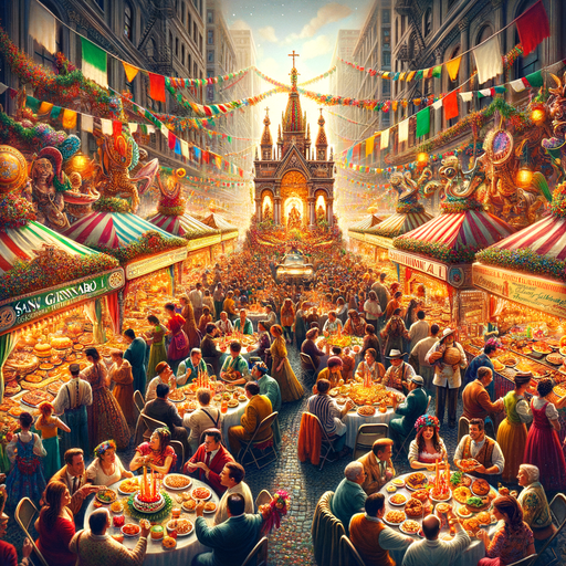 Feast Of San Gennaro - USA Painting By Diamonds Kit