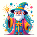 Magic Wizard Painting By Diamonds Kit