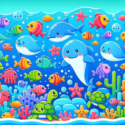 Bubbly Underwater Party Paint By Diamonds Kits