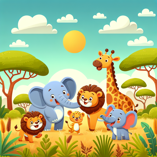 Sunny Safari Journey Paint By Diamond