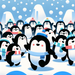 Penguin's Polar Party Paint By Diamonds Art