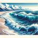 Enchanting Ocean Waves Painting By Diamonds Kit