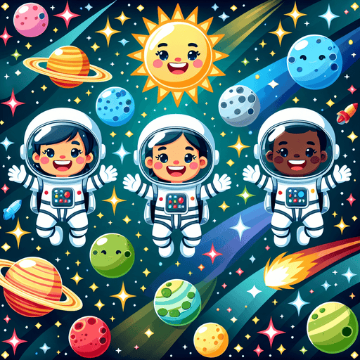 Adventurous Space Voyage Painting By Diamonds Kit