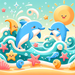 Sunny Seaside Splash Paint By Diamonds Kits