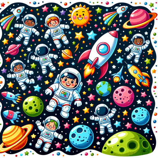 Joyful Space Journey Painting Diamond Kit