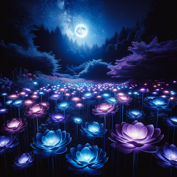 Ethereal Night Garden Paint By Diamonds Art