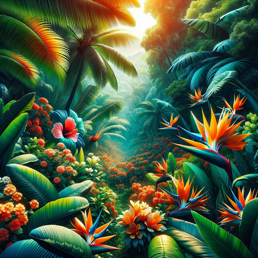 Tropical Getaway Paint By Diamonds Kits