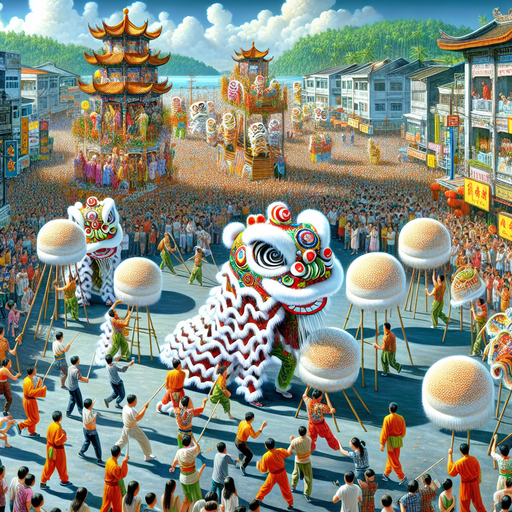 Cheung Chau Bun Festival - Hong Kong Diamond Painting