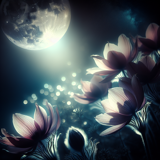 Mystic Night Bloom Painting Diamond Kit