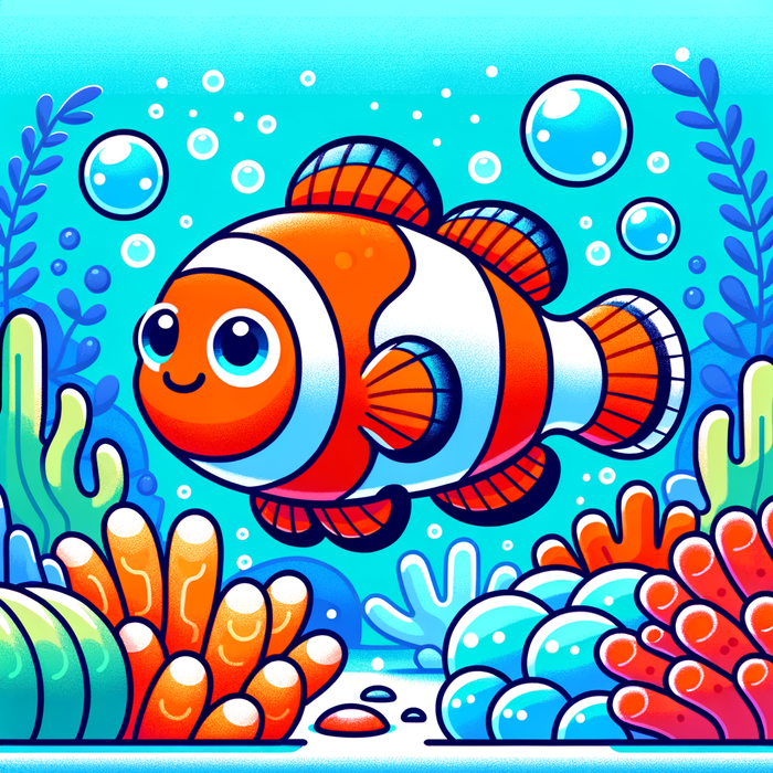 Colorful Clownfish Diamonded Painting Kits