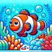 Colorful Clownfish Diamonded Painting Kits