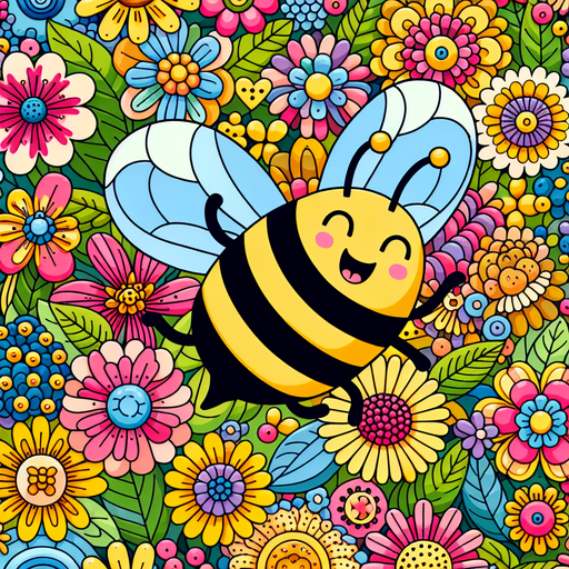 Buzzy Bee Diamond Painting