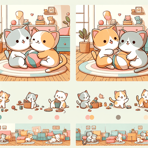 Cuddly Kittens Paint By Color