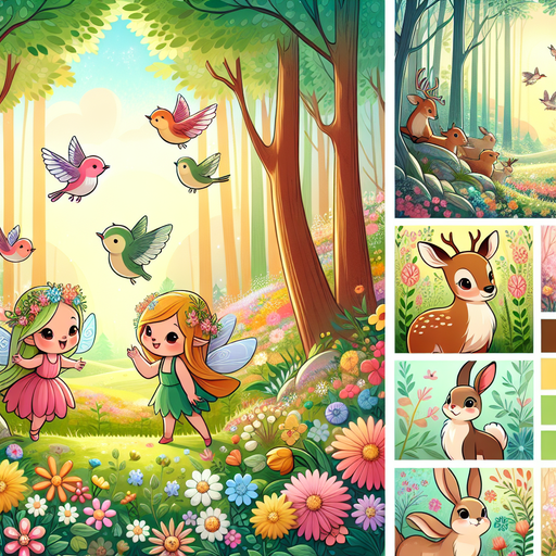 Pixie Hollow's Spring Blossom Paint By Diamonds Art