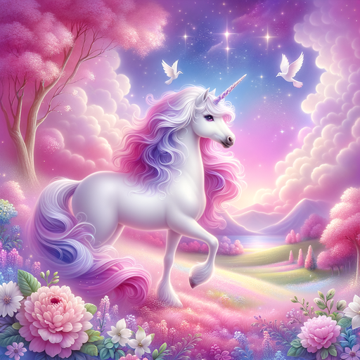 Magical Unicorn Dreamscape Paint By Diamonds Kits