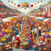 Tet Festival - Ho Chi Minh City Painting By Diamonds Kit