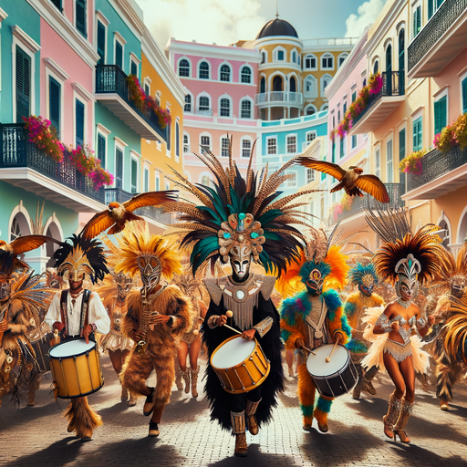 Junkanoo Festival - Nassau Diamonded Painting Kits