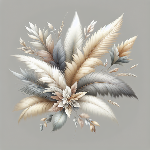 Elegant Feathers Painting Diamond Kit