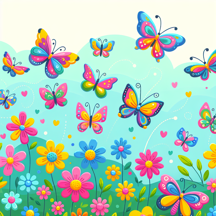 Enchanted Butterfly Meadows Paint By Diamonds Art