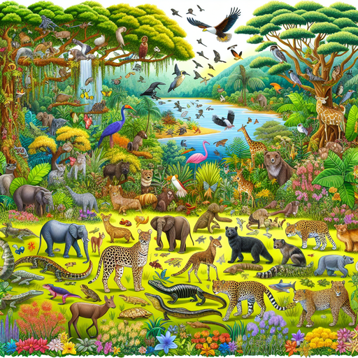 Joyful Wildlife Adventure DIY Paint By Diamonds