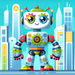 Robot Rescue Adventure Diamonded Painting Kits
