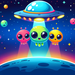 Friendly Alien Invasion Diamond Painting