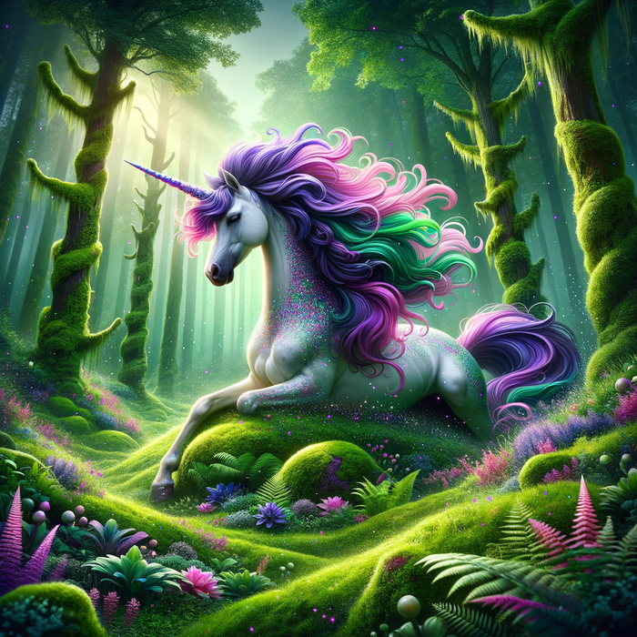 Enchanted Unicorn Dreamscape Paint By Diamond