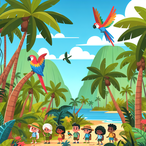 Tropical Adventure Diamond Painting