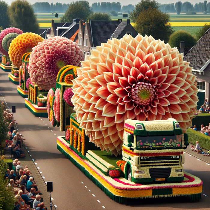 Zundert Flower Parade - Zundert Painting By Diamonds Kit