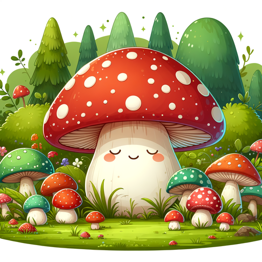 Magical Mushroom Diamonded Painting Kits