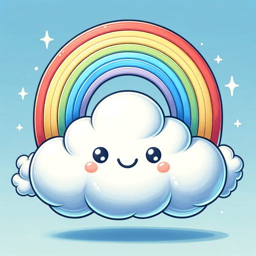 Rainbow Cloud Paint By Diamond