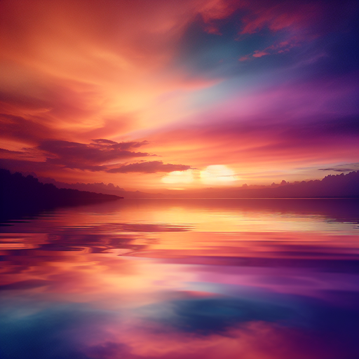 Serene Sunset Over The Lake Paint By Diamonds