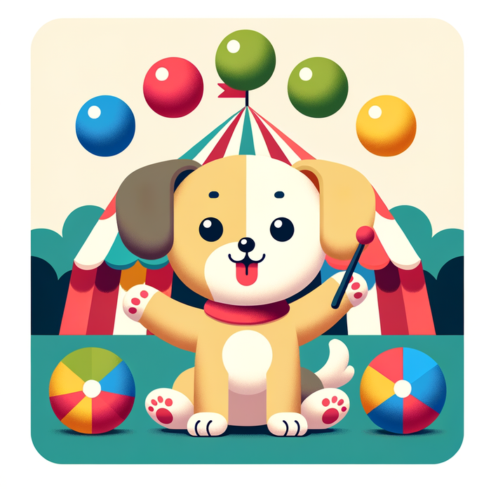 Puppy's Circus Adventure Paint By Color