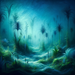 Aqua Forest Enchantment Painting Diamond Kit