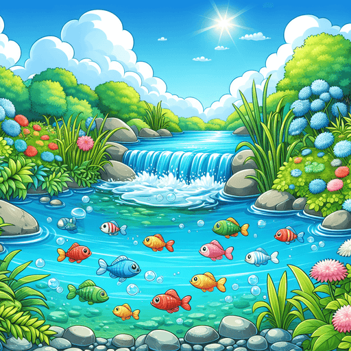 Bubbling Brook Paint By Diamonds Kits